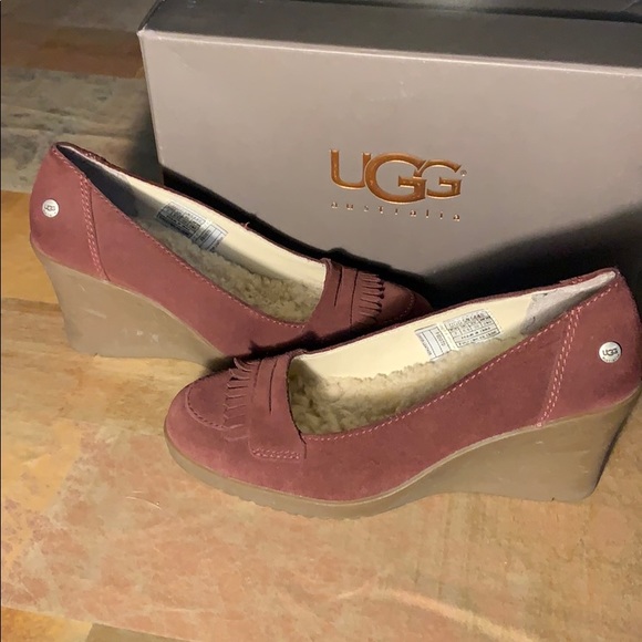 COPY - UGG Suede Wedge Heels - Picture 5 of 8